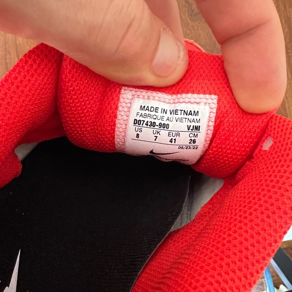 Nike Air Max 90 “Triple Red” DO7430 900 Custom By You Mens Size 8  No Box - Picture 9 of 9